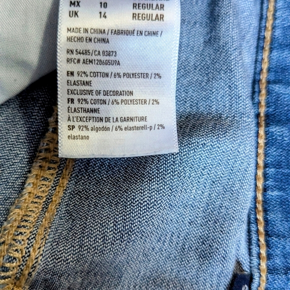 American Eagle jeans- Sz 10R Hi-Rise jegging - Picture 5 of 5